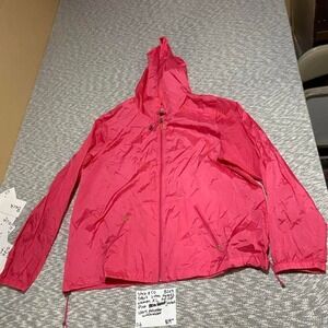 Style & Co Pink windbreaker full zip jacket women XL. SKU-B269